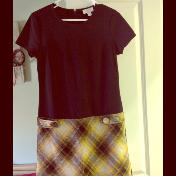REDUCED! black and yellow dress