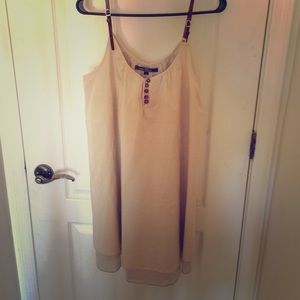 Khaki summer dress