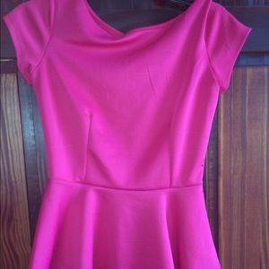 Short Sleeve Pink Top