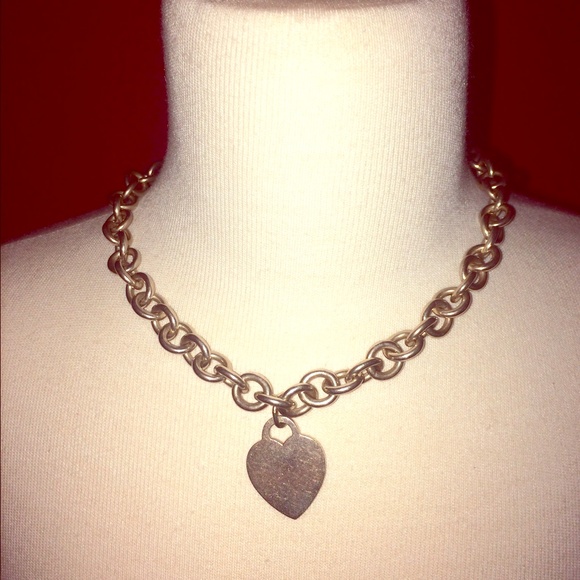 Tiffany heart tag necklace