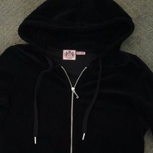 Juicy couture velvet black jacket