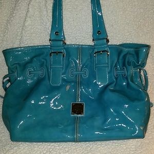 Dooney & Burke Large torquoise Chiara handbag