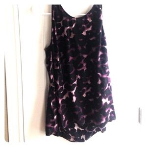 Leaped print tank by Ann Taylor