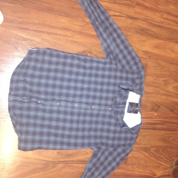 Navy blue/green flannel!