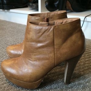 Madden Girl Shoes - Madden Girl camel platform bioties Madden Girl Shoes - Madden Girl camel platform bioties