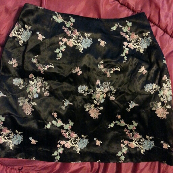 Floral Mini Skirt