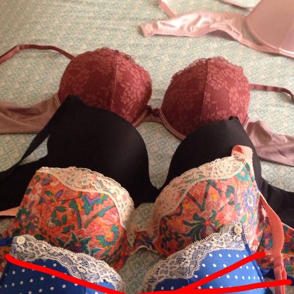 3 aerie bras 36C & 36B
