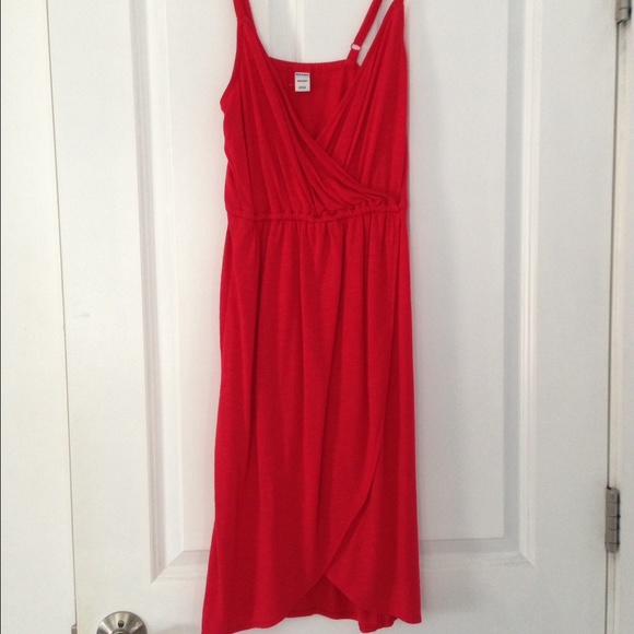 Red Old Navy dress
