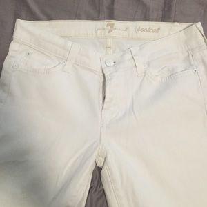 White 7 for all mankind jeans
