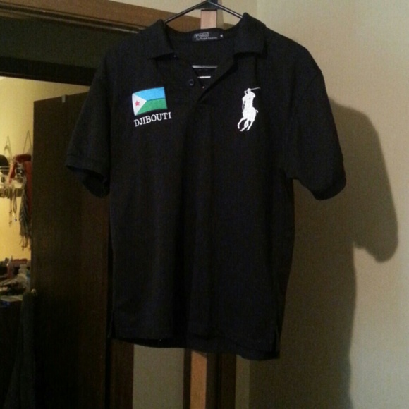 Collard polo shirt
