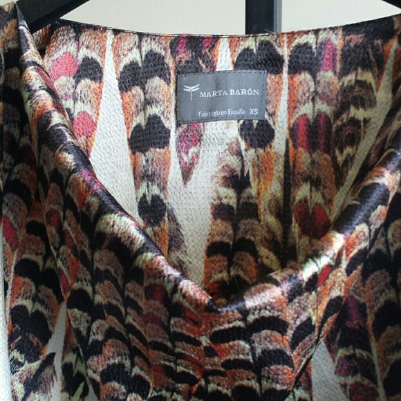 Marta Baron Printed Dress Size XS - Picture 3 of 8