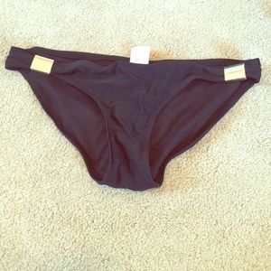 Black/Gold Swim Suit Bottoms