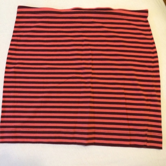 H&M Stripped Body-Con Skirt.