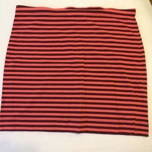 H&M Stripped Body-Con Skirt.