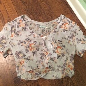 Cropped Floral Top