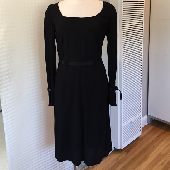 Leona Edmiston Dresses & Skirts - Gorgeous Designer LBD, crepe with ribbon detail