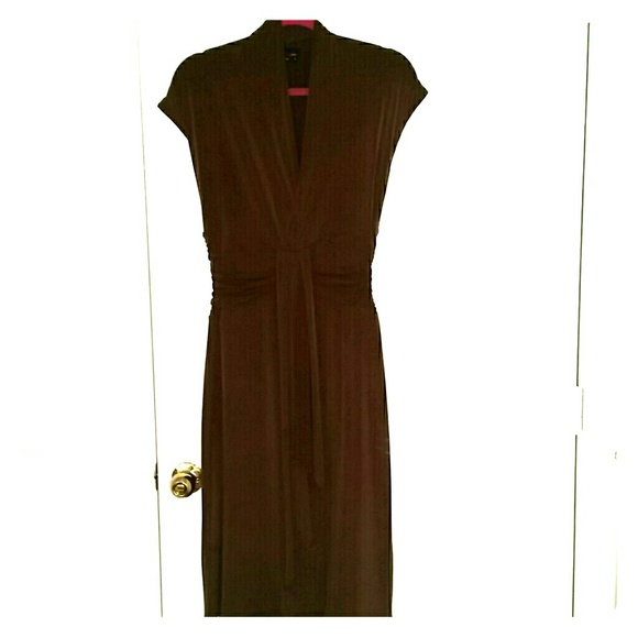 Max & cleo brown slinky dress