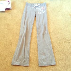 AE Grey Sweatpants with Coral Anchor