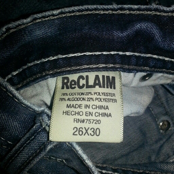 Ladies 26Wx30L RECLAIM Jeans - Picture 2 of 2