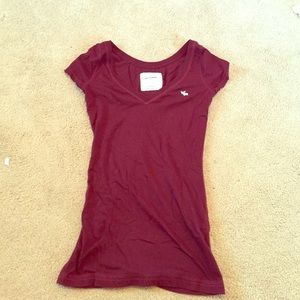 Maroon V-Neck