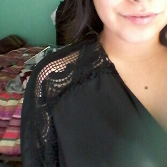 CHARLOTTE ROUSE BLACK CARDIGAN WITH DESIGN