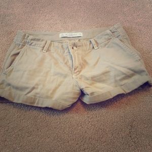 Khaki Short-shorts