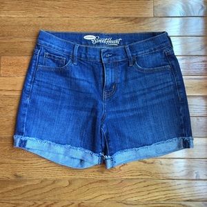 Denim Shorts. 5" inseam.