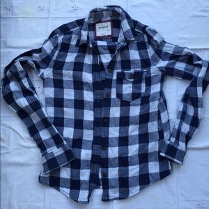 Abercrombie checkered flannel