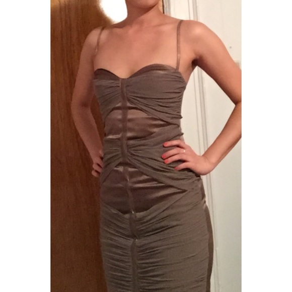 ASOS Dresses & Skirts - Asos beige and brown dress