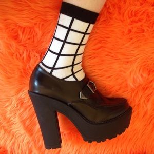 High Heel Platform Creeper Boots