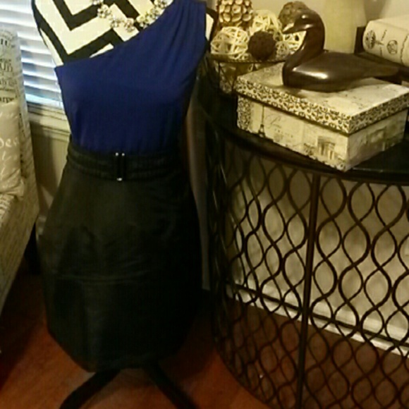 Dark Purple and Black Dress