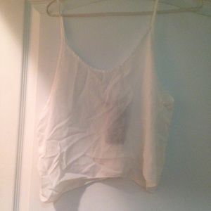 White crop Cami