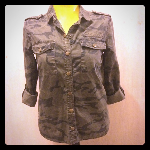 Camo over shirt