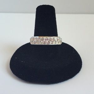 White Austrian Crystal Ring
