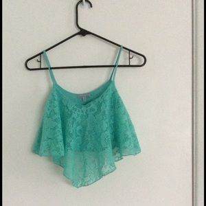 Charlotte Russe lace crop top