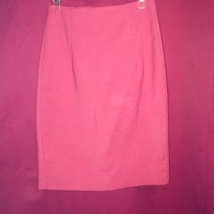 Pink pencil skirt