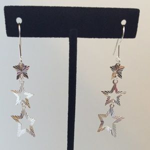 Sterling Silver Star Earrings