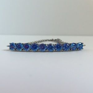 Arctic Blue Swarovski Crystal Bracelet