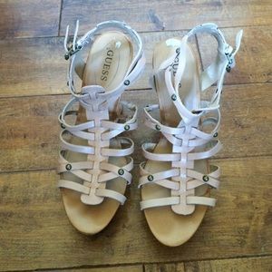 Guess wedges size 9.5