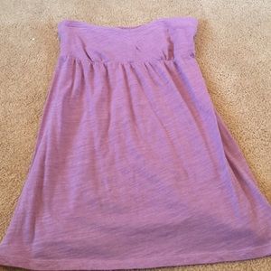 Lilac baby-doll tube top