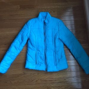 Blue Down Jacket