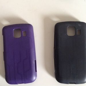 Lg Optimus black and purple case 2 for 1 deal