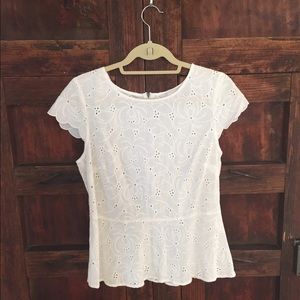 Loft Eyelet Top