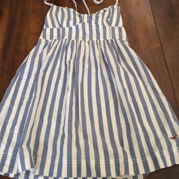 blue ribbed dress Breathable Wool Dress main image 0