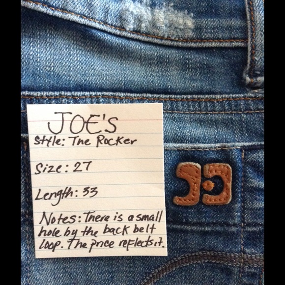 Authentic JOE's, style name " THE ROCKER " - Picture 3 of 4