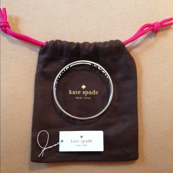 Kate Spade "FIND THE SILVER LINING" Bangle