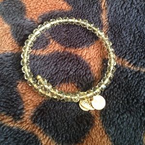 Alex and ani green crystal wrap