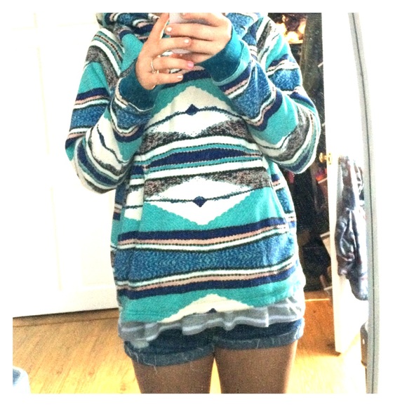 Super warm crazy color sweatshirt