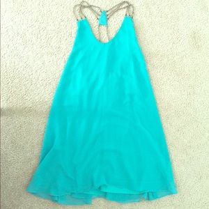 Foreign exchange backless baby doll dress