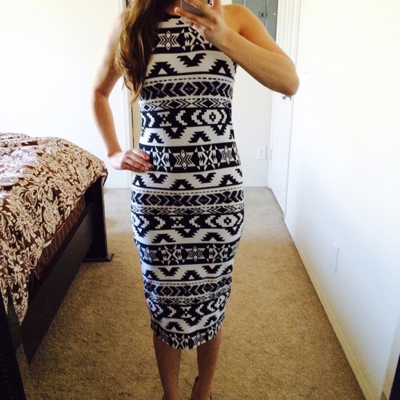 Express print dress